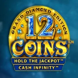 Try 12 Coins Grand Diamond Edition slot by Wazdan on princess-casino.eu – logo image