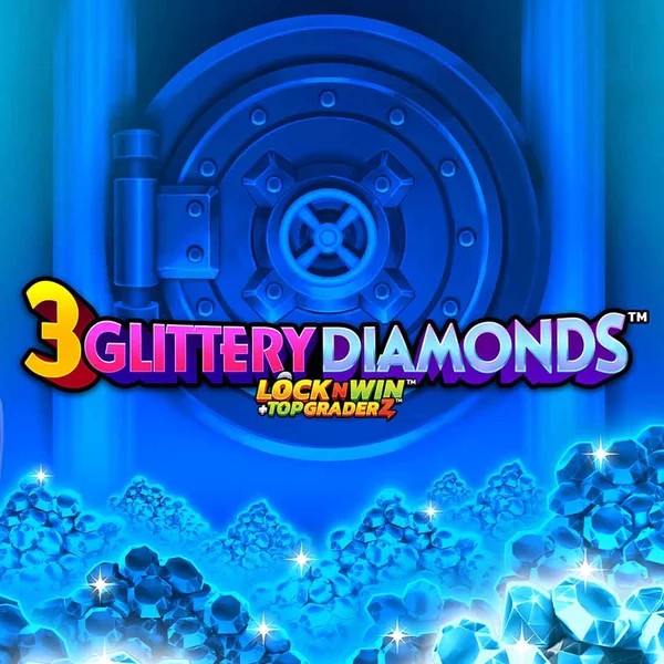 3 Glittery Diamonds game by PearFiction Studios – logo hosted on Princess Casino