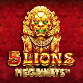 Slots logo of 5 Lions Megaways from Pragmatic Play at Princess Casino
