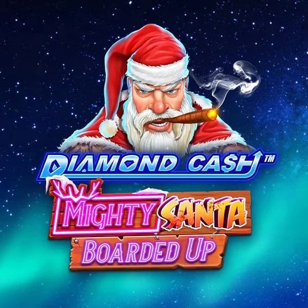 Diamond Cash Mighty Santa Boarded Up casino game by Greentube – featured logo at Princess Casino
