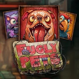 Fugly Pets slot logo by Stakelogic at Princess Casino