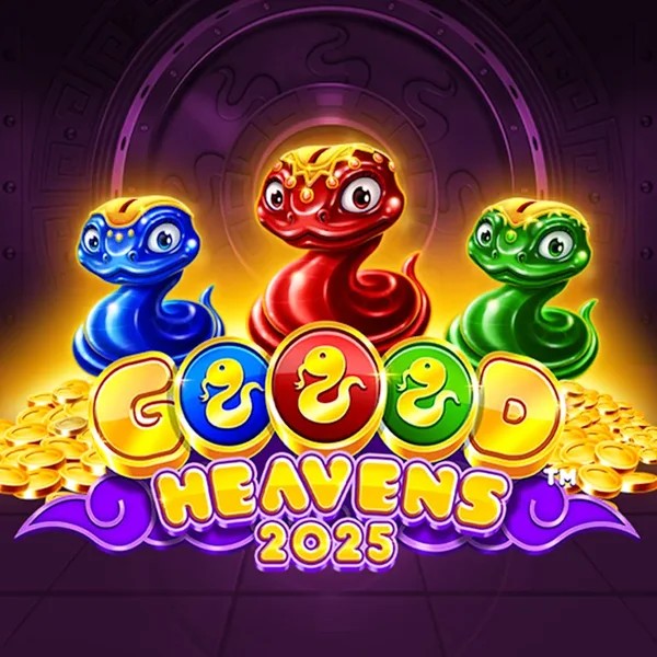 Official Slots logo: Goood Heavens by Rarestone Gaming at Princess Casino