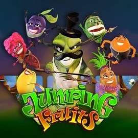 Jumping Fruits slot visual from Wazdan available on princess-casino.eu