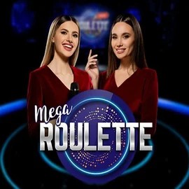 Mega Roulette logo by Pragmatic Play at Princess Casino